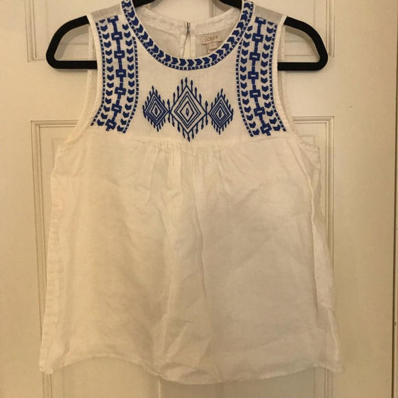 J. Crew Tops - Embroidered J Crew Top
